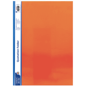 Marlin A4 Orange Quotation and Presentation Folder