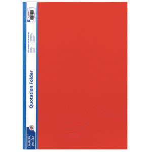 Marlin A4 Red Quotation and Presentation Folder